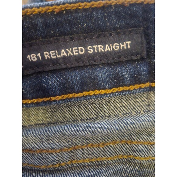 Lucky Brand Mens 181 Relaxed Dark Wash Straight Jeans 34x30 - Picture 3 of 7